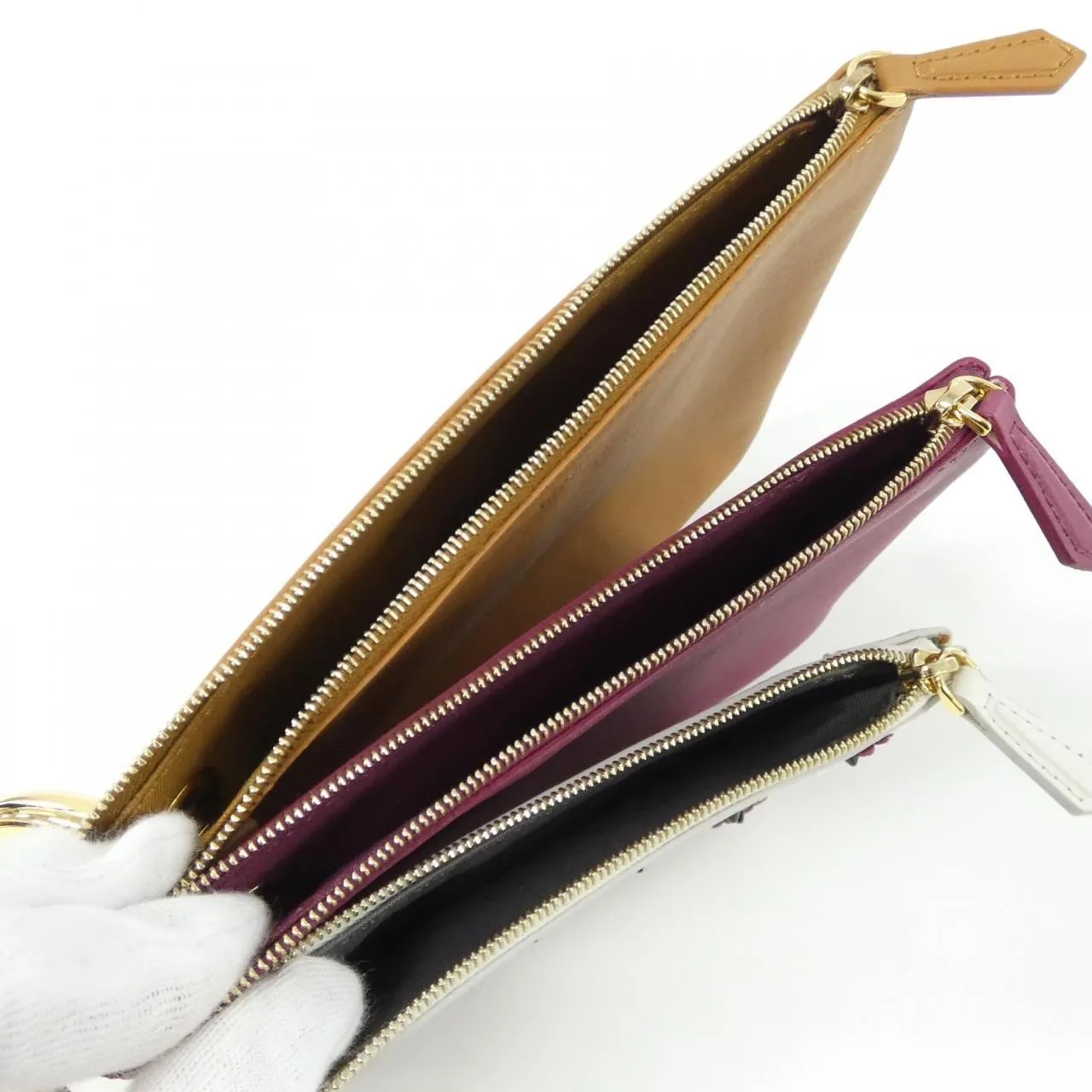 FENDI 8BS001 A1FS Handbag Leather Black Leather Rank A - Thumbnail 8