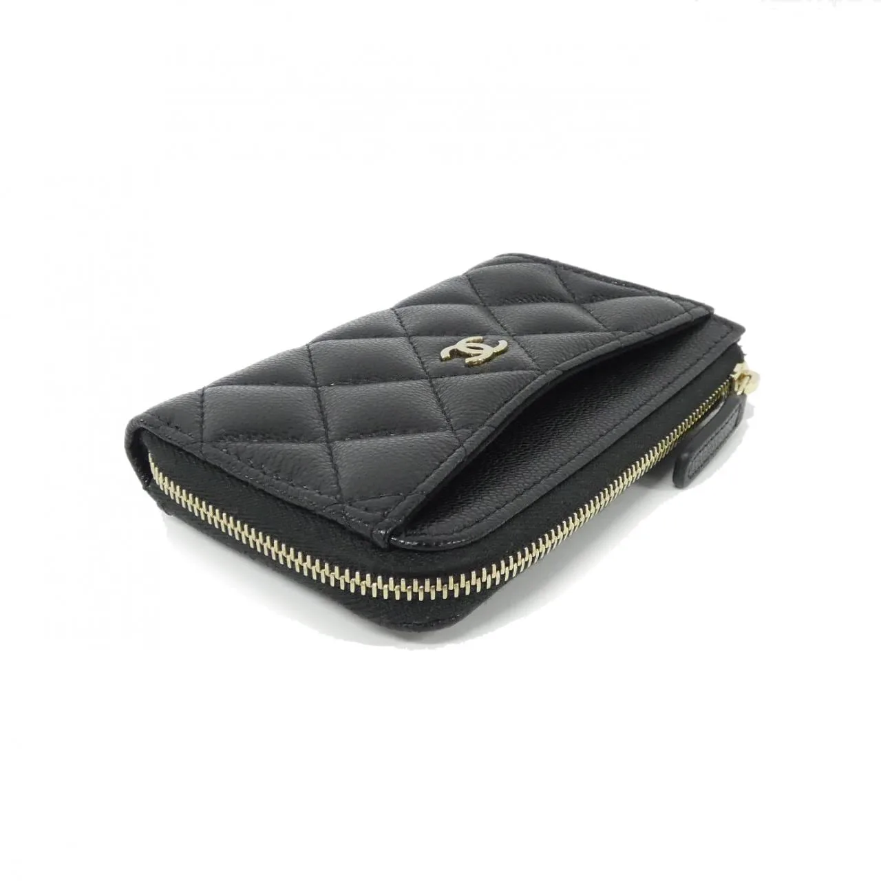 CHANEL Timeless Classic AP3179 Card Case Grained Calfskin Black Grained Calfskin Rank A - Thumbnail 3