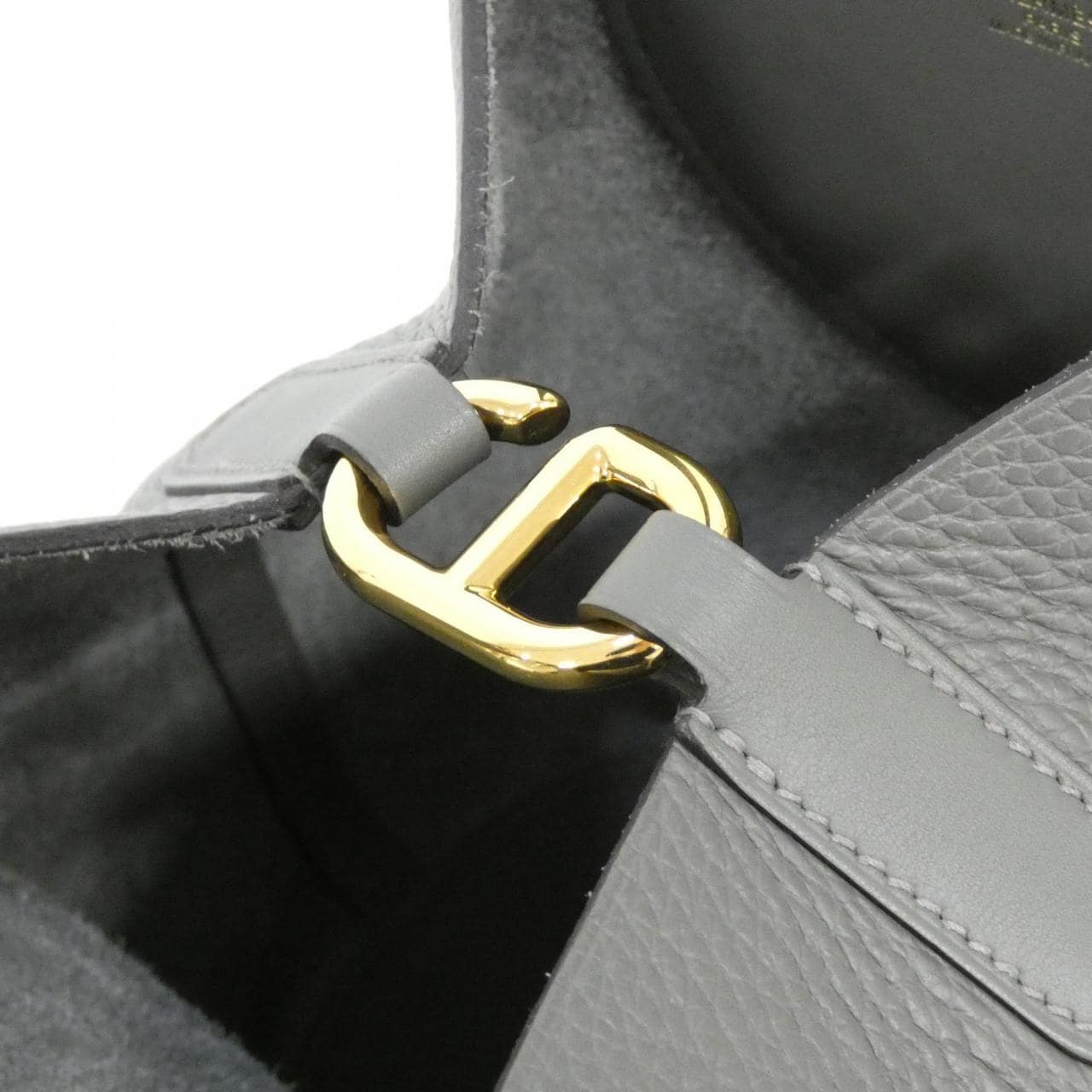 HERMES HERMÈS 084274CC Bag Clemence Black Clemence Leather - Thumbnail 3