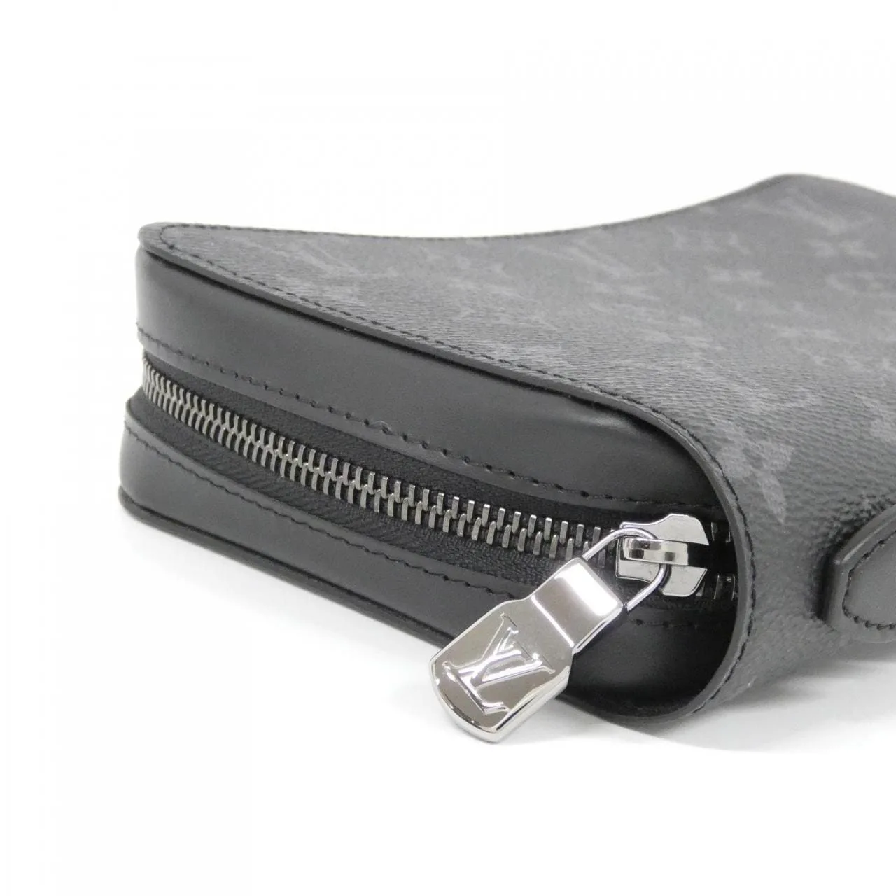 LOUIS VUITTON Eclipse M61698 Wallet Monogram 黑色 Monogram 中古品A - 縮圖 3