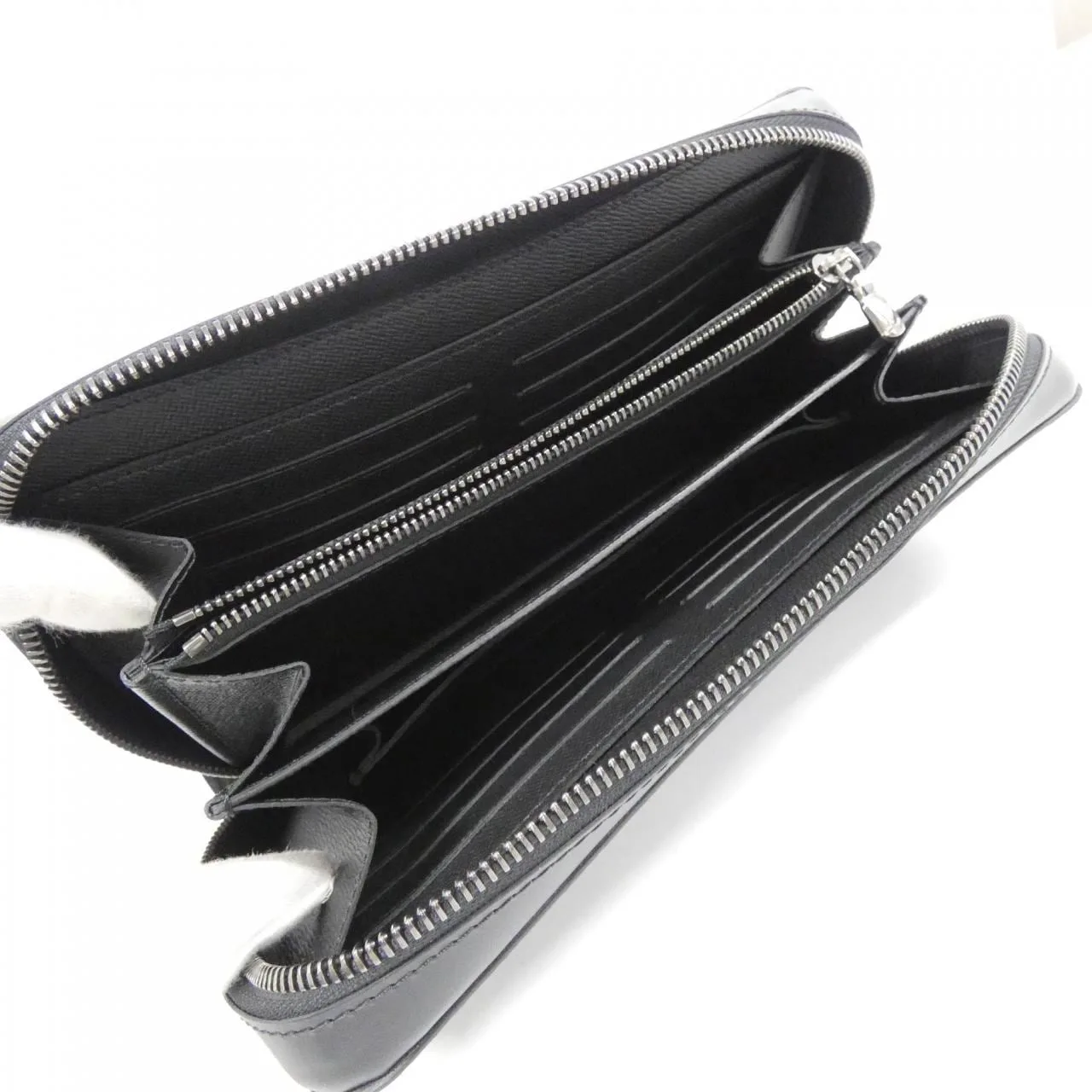 LOUIS VUITTON Eclipse M61698 Wallet Monogram 黑色 Monogram 中古品A - 縮圖 5