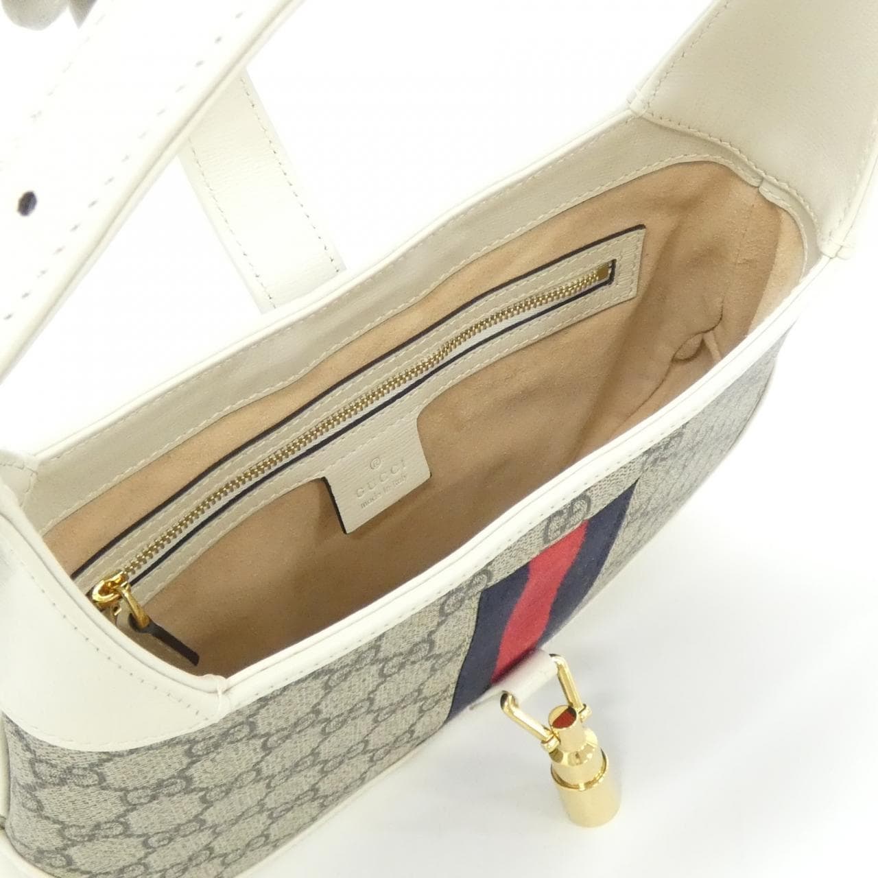 GUCCI Jackie 636706 HUHHG Shoulder Canvas Black Canvas - Thumbnail 7