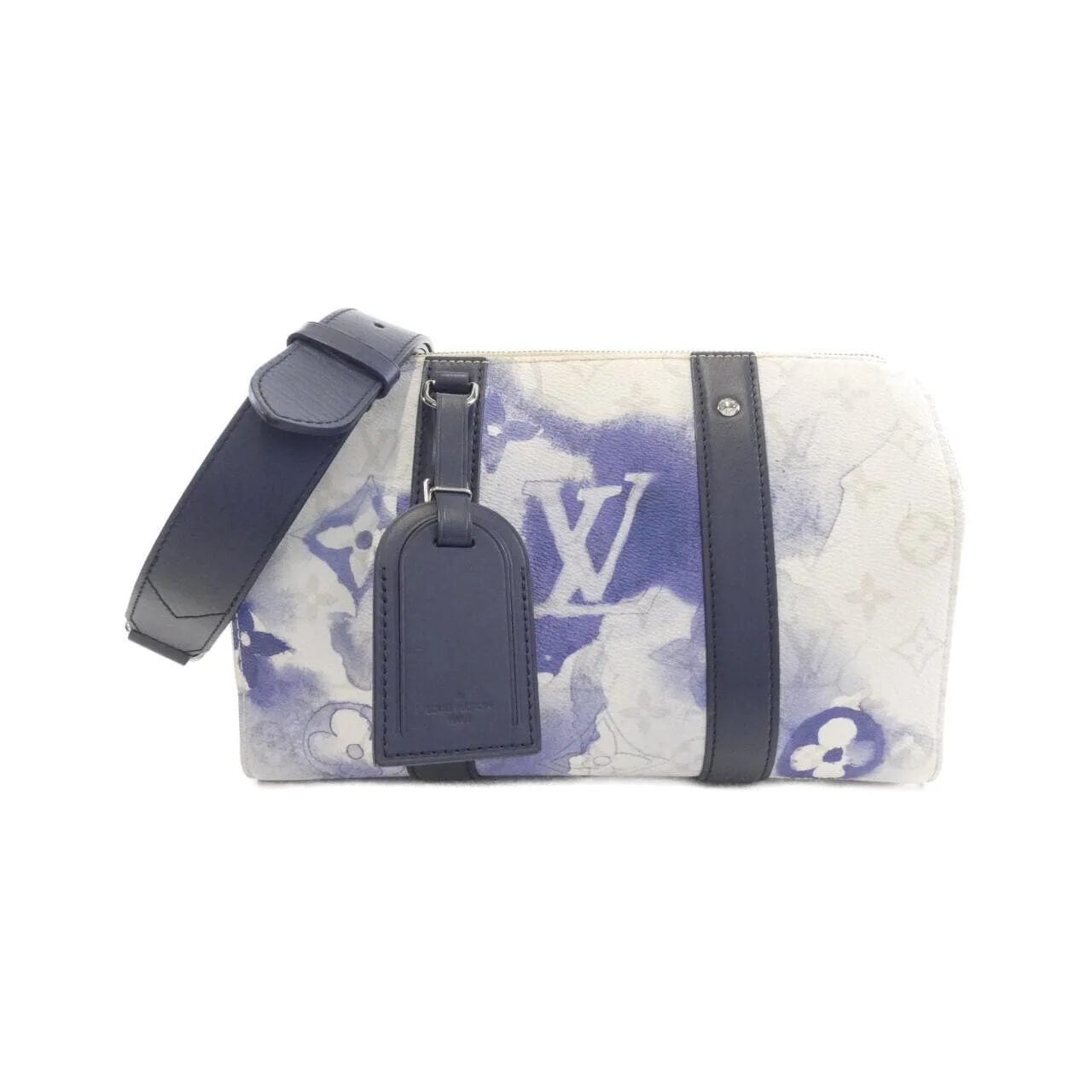 LOUIS VUITTON Keepall M45757 Boston Monogram Blue