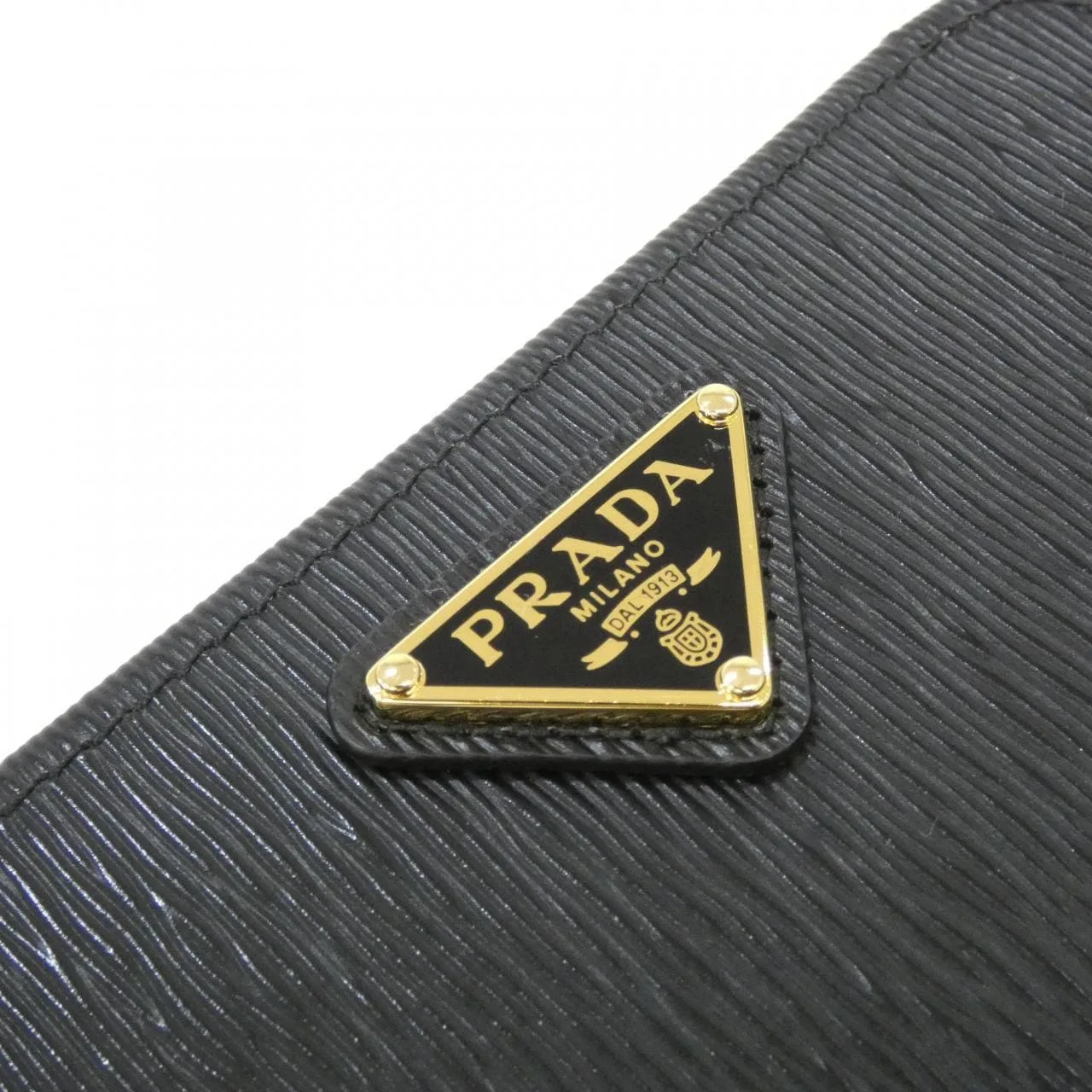 PRADA 1ML018 Wallet Black Rank A - Thumbnail 3