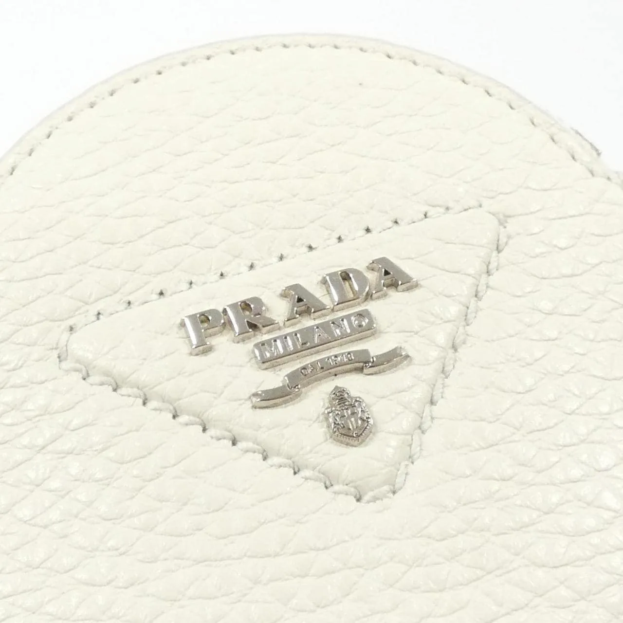 PRADA 1MM006 Coin Case 黑色 中古品A - 縮圖 4