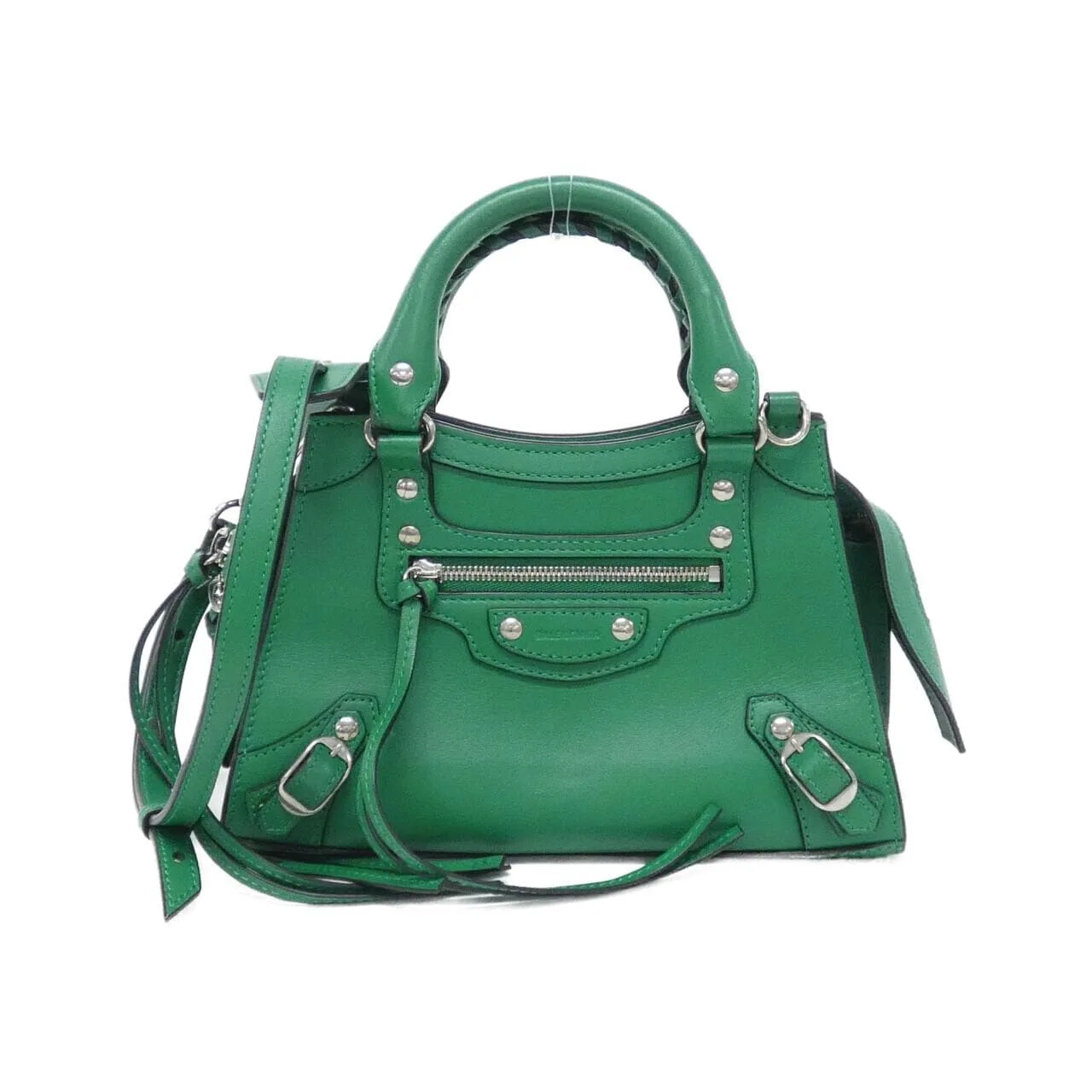 BALENCIAGA Neo Classic 638524 Handbag Leather Black