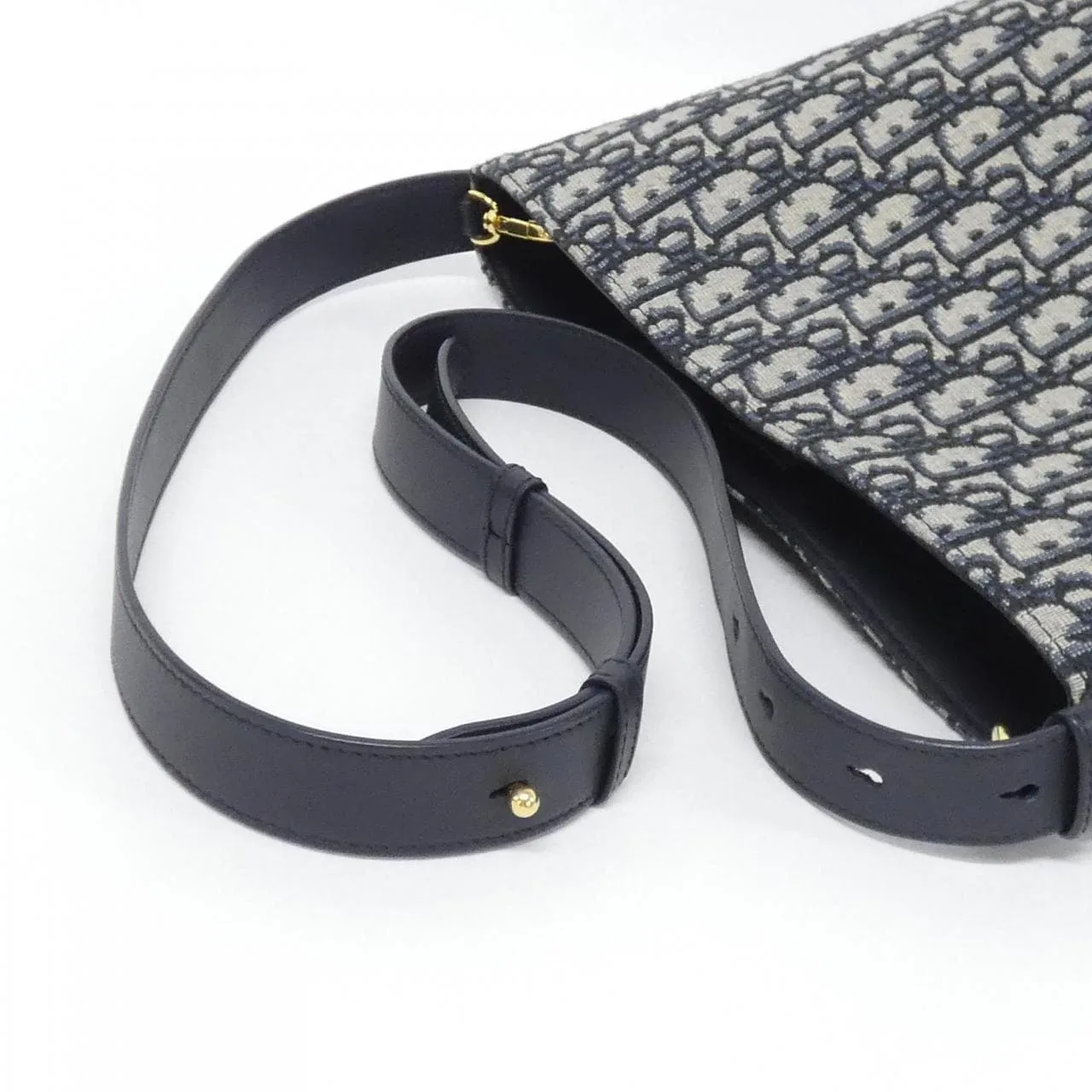 DIOR M2854UTZQ Handbag Canvas 黑色 帆布 中古品A - 縮圖 3