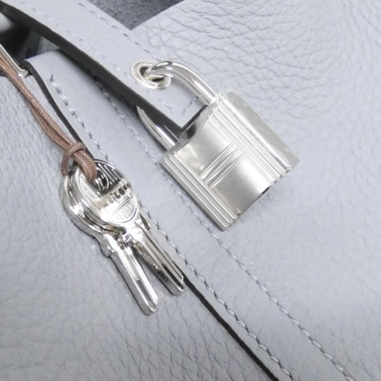 HERMES 056289CK Handbag Clemence Clemence Leather - Thumbnail 3