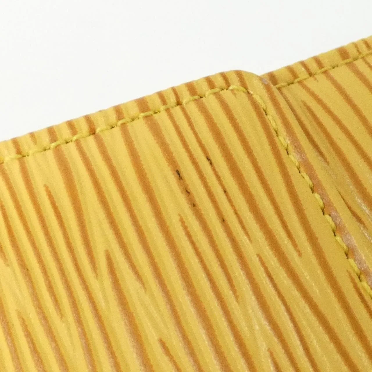 LOUIS VUITTON M63489 Wallet Epi 黃色 Epi 中古品A - 縮圖 6