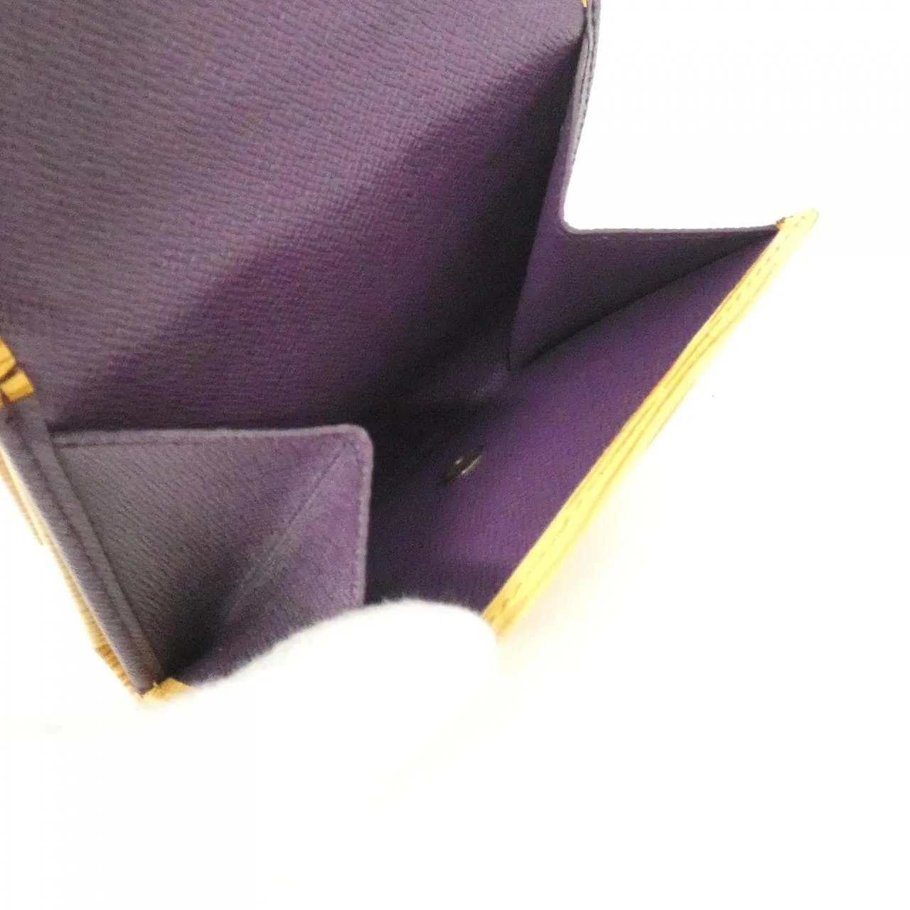 LOUIS VUITTON M63489 Wallet Epi 黃色 Epi 中古品A - 縮圖 10