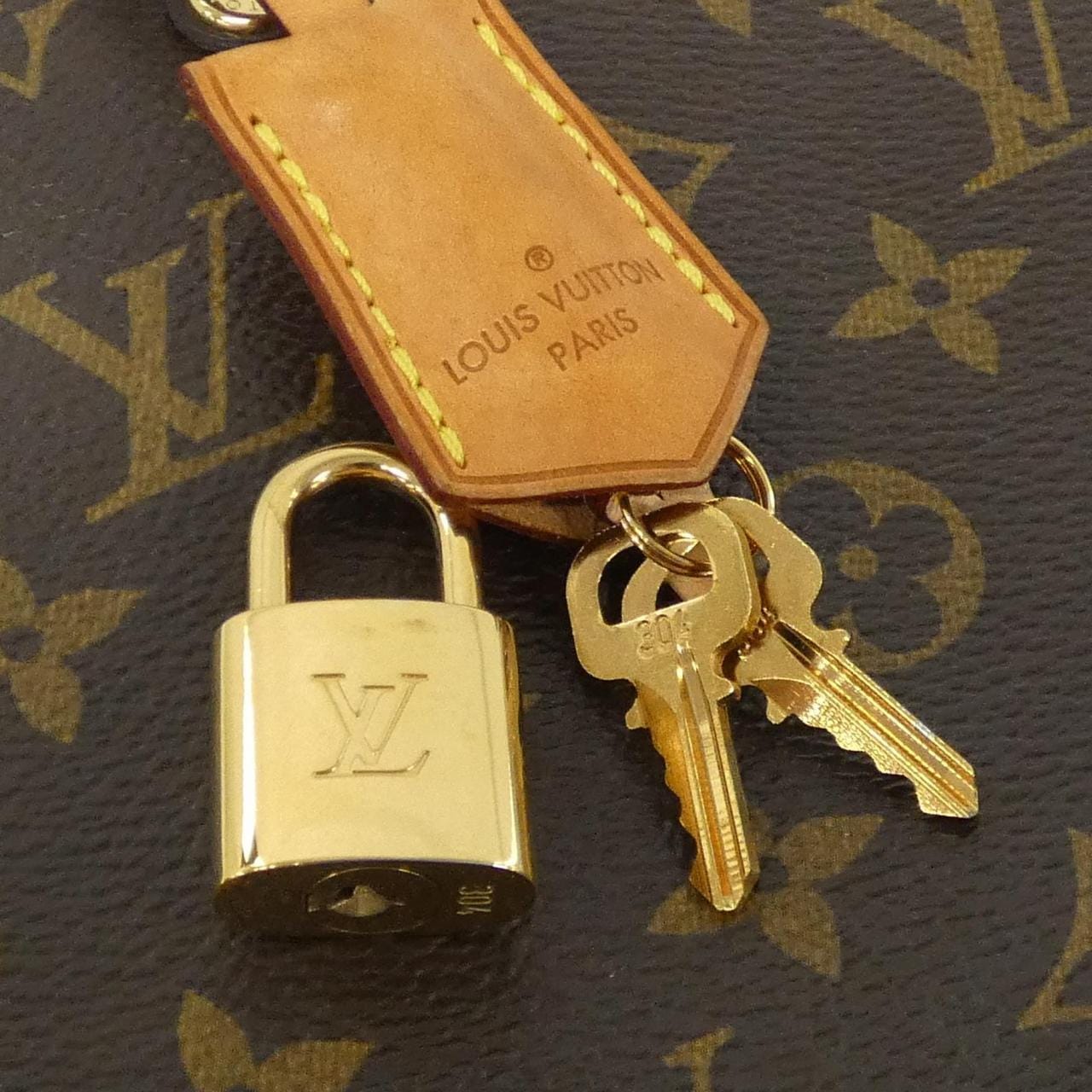 LOUIS VUITTON M41055 Bag Monogram 黑色 Monogram - 縮圖 5