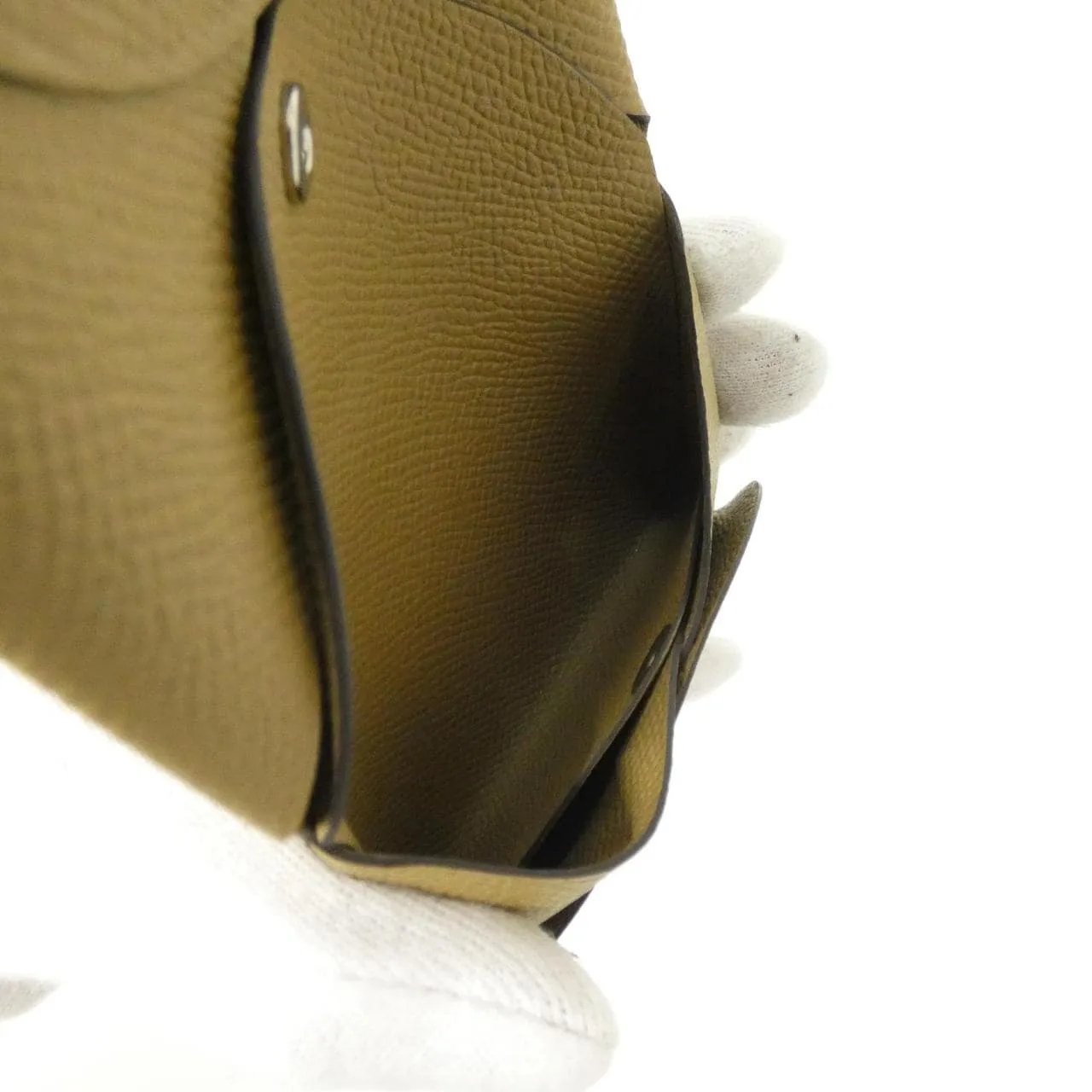 HERMES 083035CK Coin Case Epsom Black Epsom Leather Rank A - Thumbnail 3