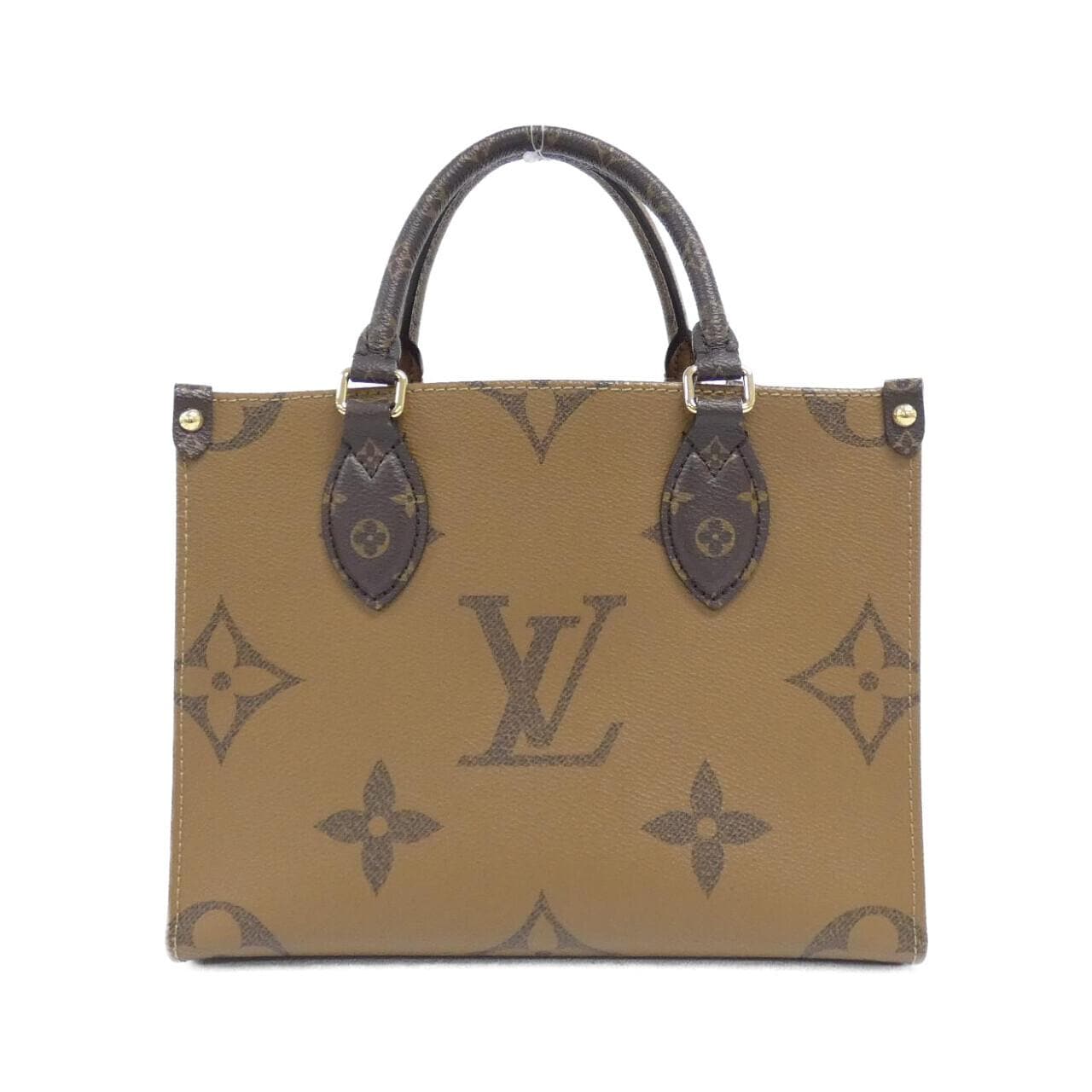 LOUIS VUITTON OnTheGo M46373 Handbag Monogram Black Monogram - Thumbnail 2