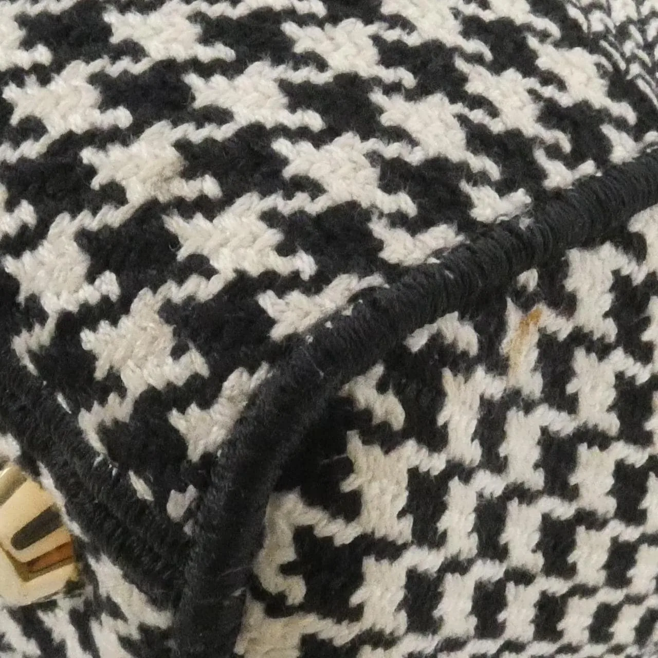 DIOR Lady Dior M0565OZAE Handbag Canvas Black Canvas Rank B - Thumbnail 4