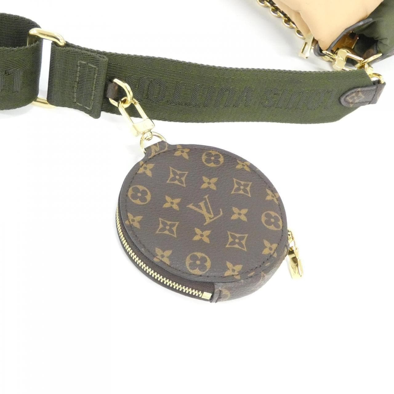 LOUIS VUITTON Pochette M58977 Shoulder Nylon Beige Nylon - Thumbnail 7