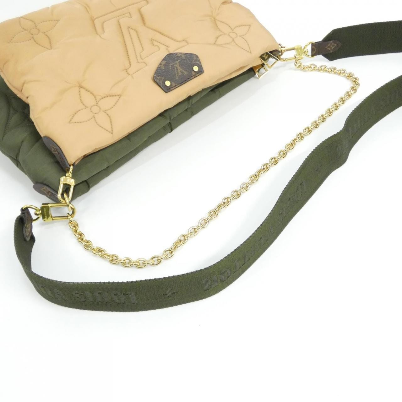 LOUIS VUITTON Pochette M58977 Shoulder Nylon Beige Nylon - Thumbnail 8