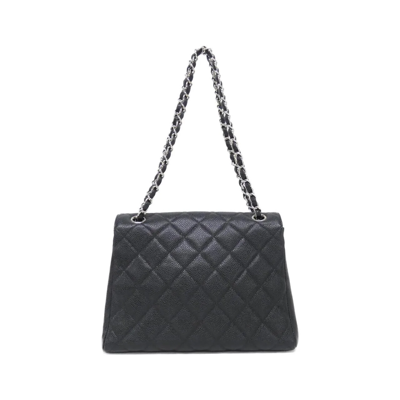 CHANEL Shoulder Caviar Leather Black Caviar Leather Rank A - Thumbnail 2
