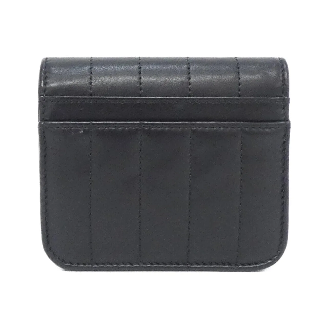 BALENCIAGA 765459 2AASE Wallet Lambskin Black Lambskin Rank A - Thumbnail 2