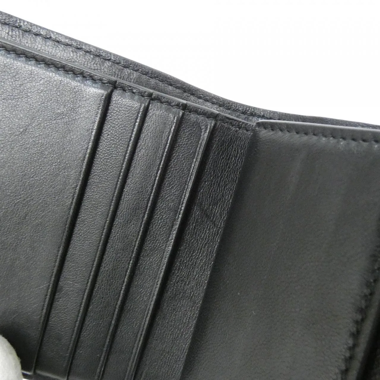 BALENCIAGA 765459 2AASE Wallet Lambskin Black Lambskin Rank A - Thumbnail 6