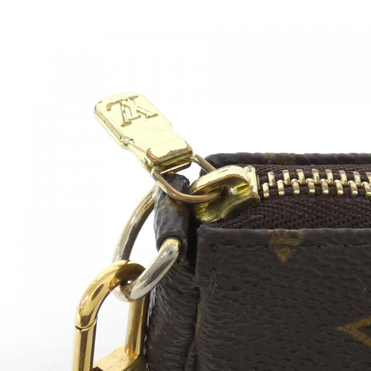 LOUIS VUITTON Pochette M58009 Pochette Monogram 黑色 Monogram 中古品B - 縮圖 3
