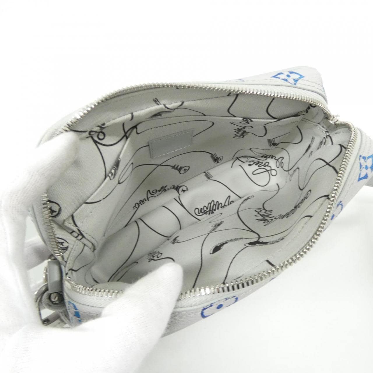 LOUIS VUITTON Nile M13897 Handbag Monogram 黑色 Monogram 中古品A - 縮圖 7