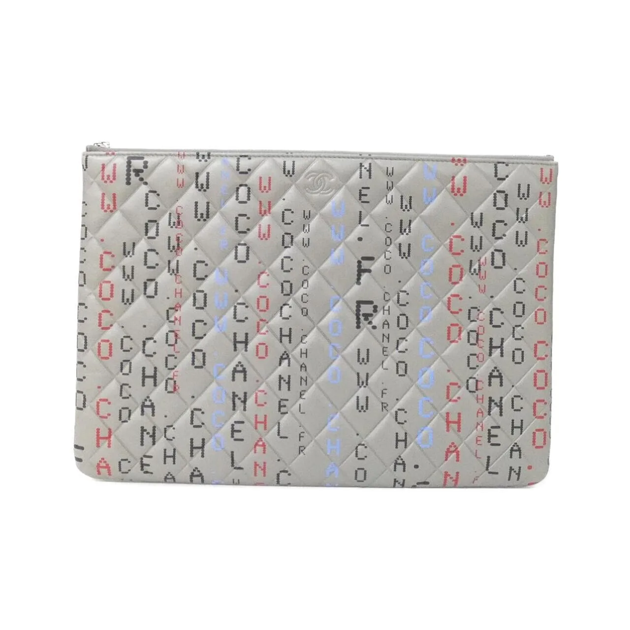 CHANEL 82659 Pouch Lambskin Black