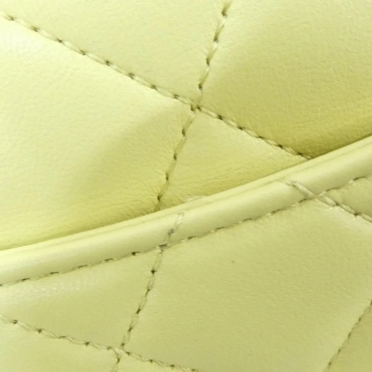 CHANEL AS4654 Handbag Lambskin Yellow Lambskin Rank A - Thumbnail 4