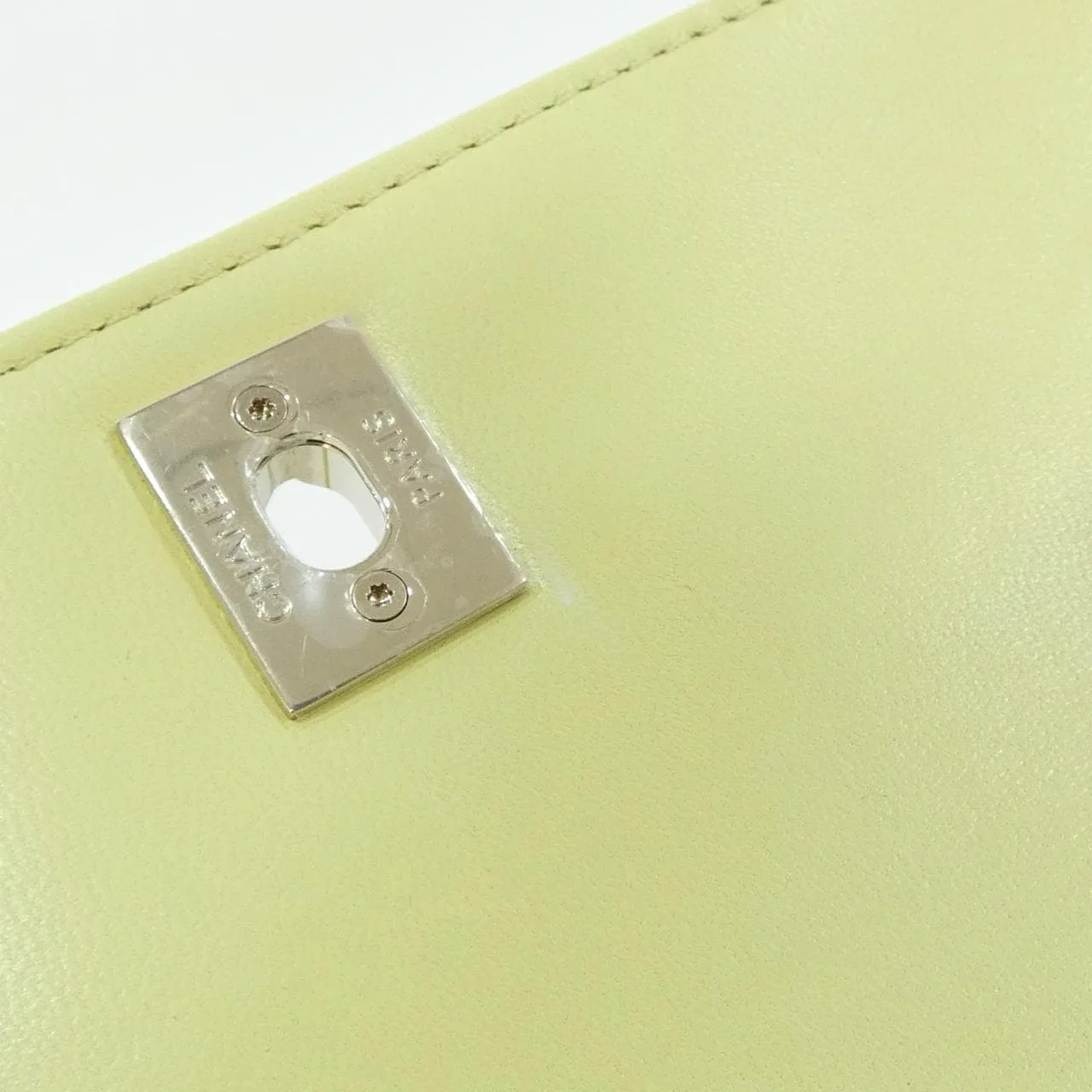 CHANEL AS4654 Handbag Lambskin Yellow Lambskin Rank A - Thumbnail 8