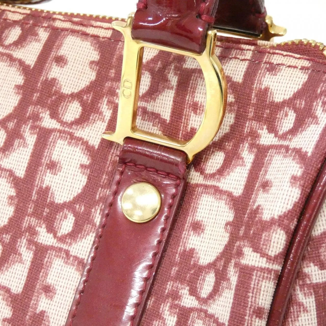 DIOR Boston 酒紅色 中古品B - 縮圖 4