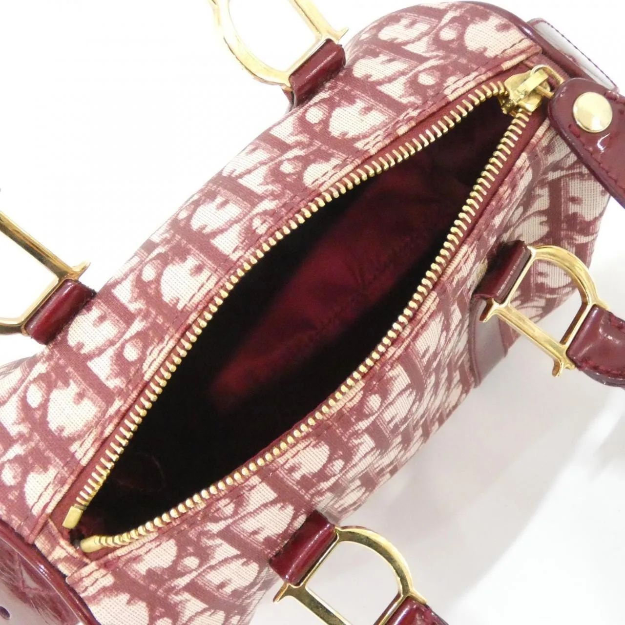 DIOR Boston 酒紅色 中古品B - 縮圖 8