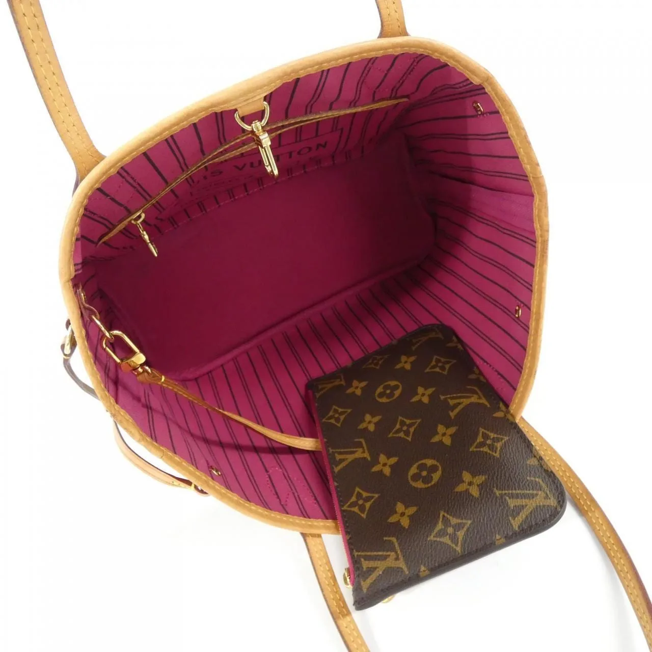 LOUIS VUITTON Neverfull M41245 Tote Monogram Black Monogram Rank A - Thumbnail 5