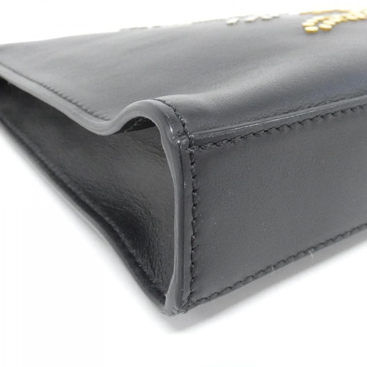 FENDI Baguette 7VA433 A8VD Handbag Leather Black Leather - Thumbnail 3