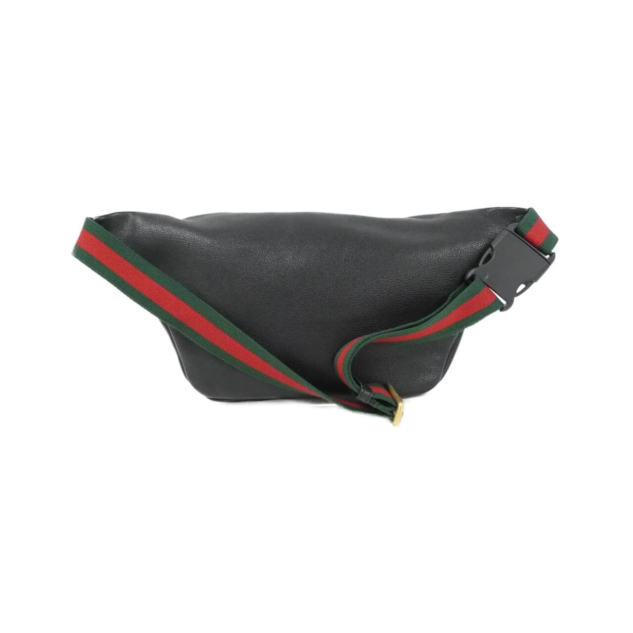 GUCCI 530412 0GCCT Belt Leather 黑色 皮革 中古品A - 縮圖 2