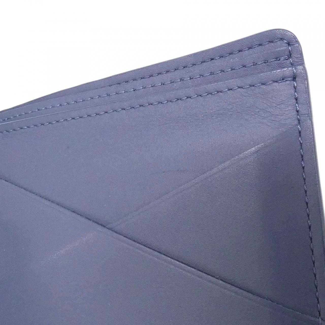 LOUIS VUITTON M82323 Coin Case Monogram 深藍色 Monogram 中古品A - 縮圖 8