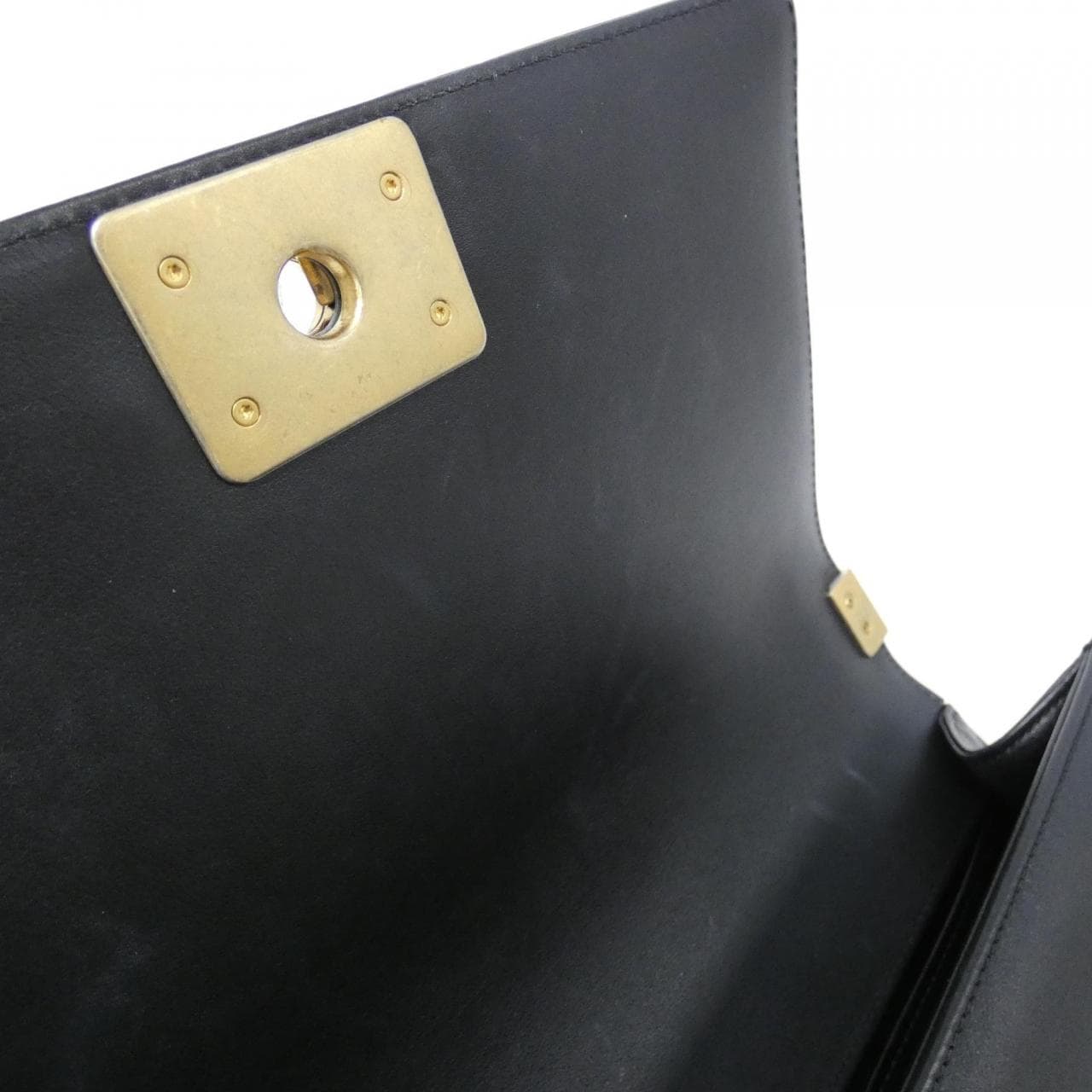 CHANEL Boy Chanel 67086 Shoulder Python Black Python - Thumbnail 9