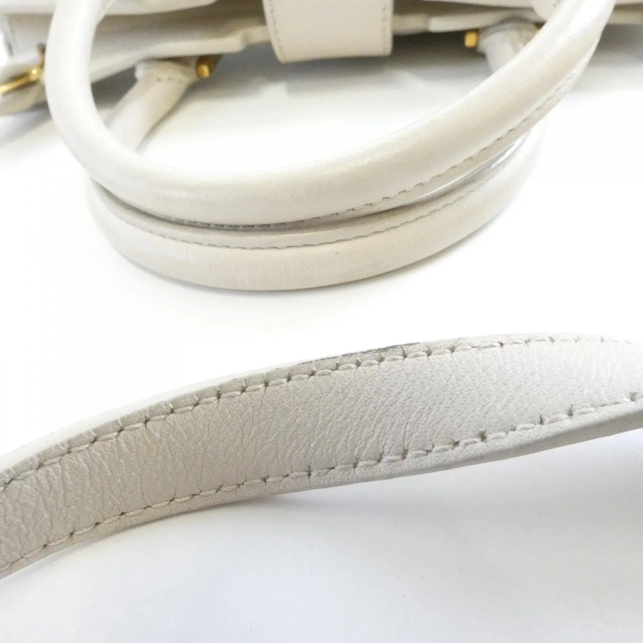 SAINT LAURENT Cabas 400914 BJ50J Handbag Monogram 黑色 Monogram 中古品B - 縮圖 6