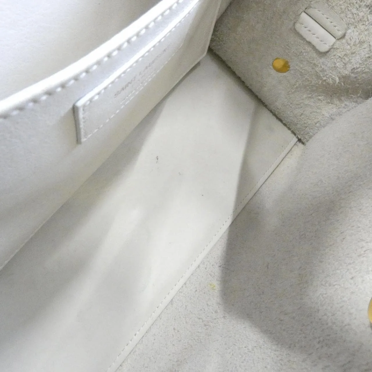 SAINT LAURENT Cabas 400914 BJ50J Handbag Monogram 黑色 Monogram 中古品B - 縮圖 8