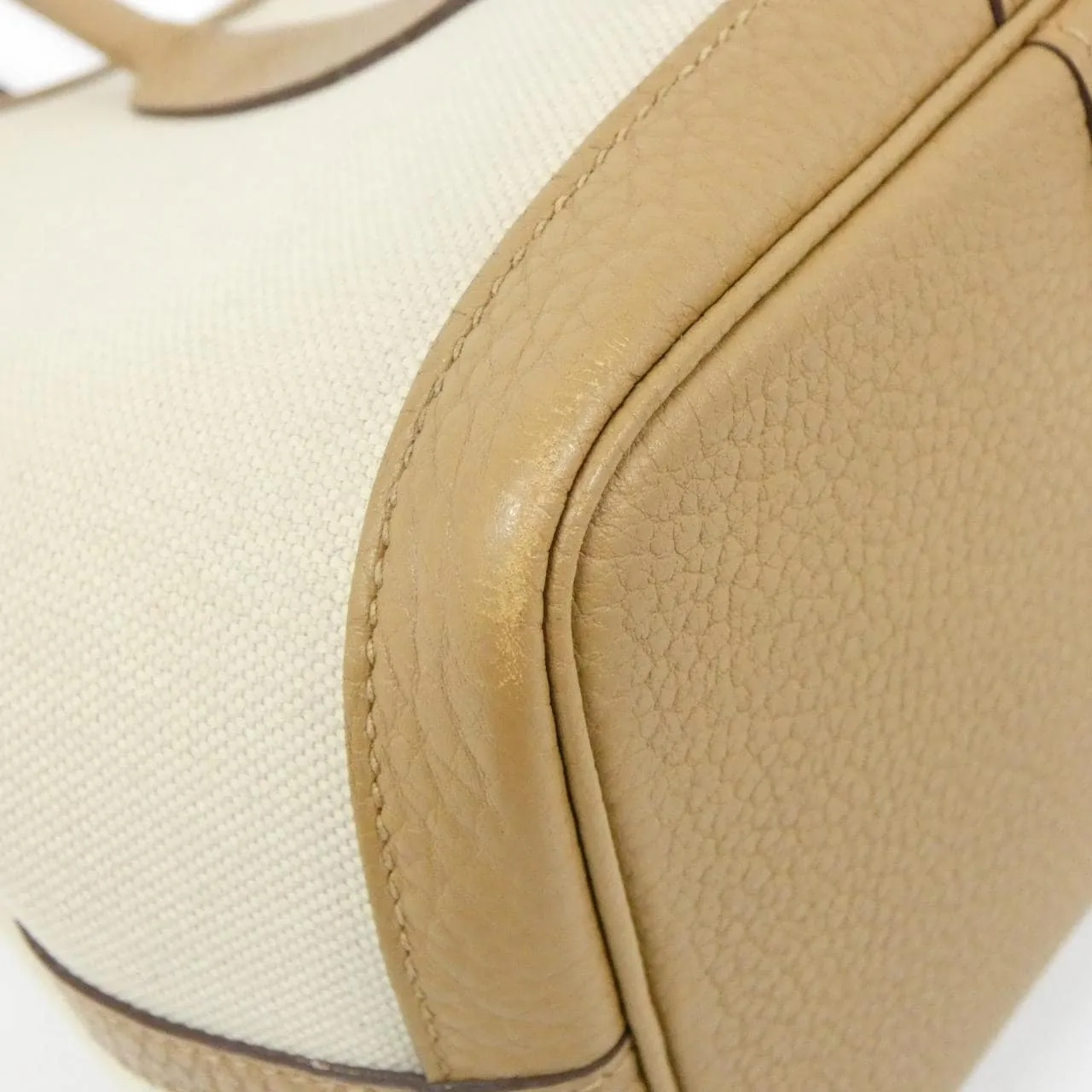 HERMES Garden Party 069573CK Tote 黑色 中古品B - 縮圖 2