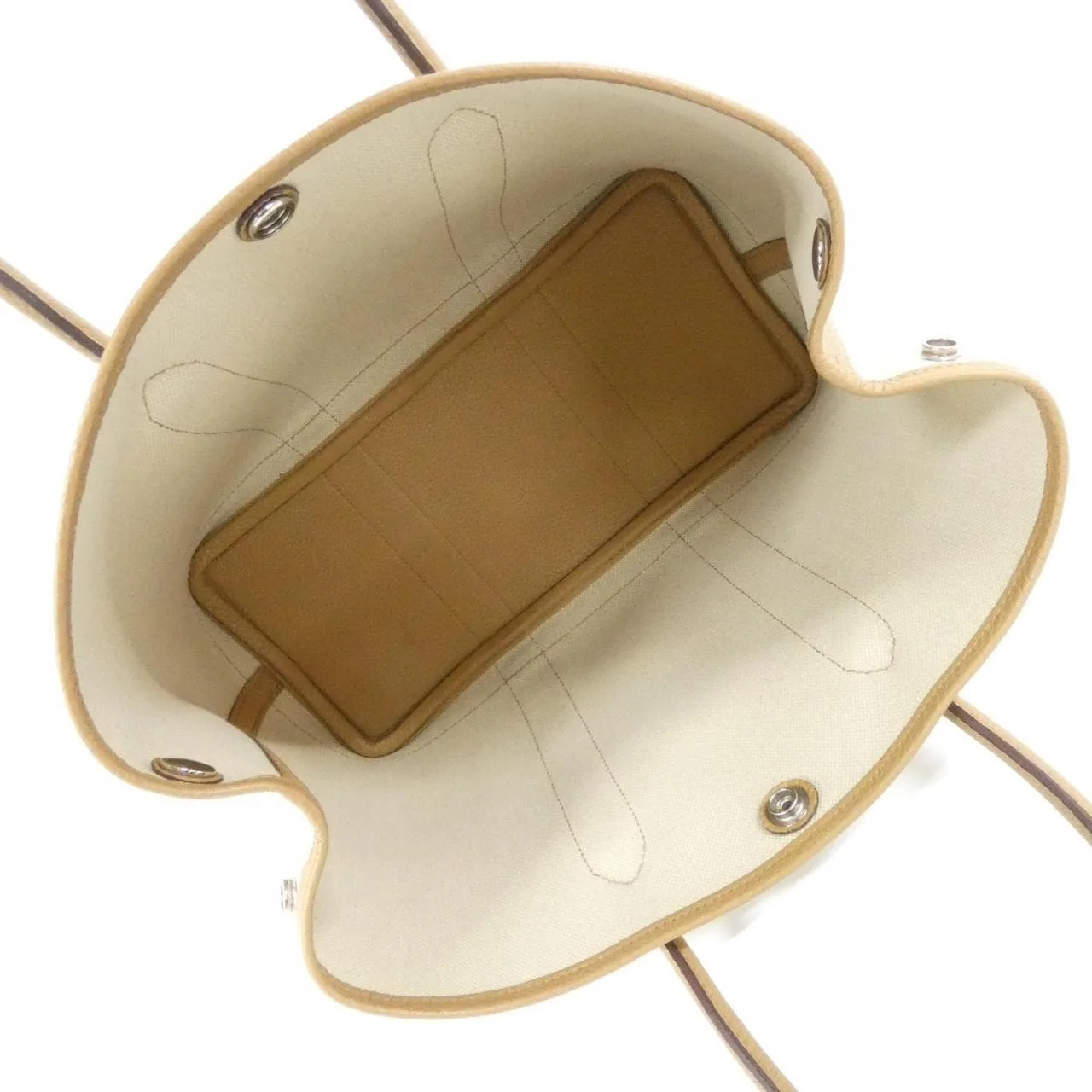 HERMES Garden Party 069573CK Tote 黑色 中古品B - 縮圖 7