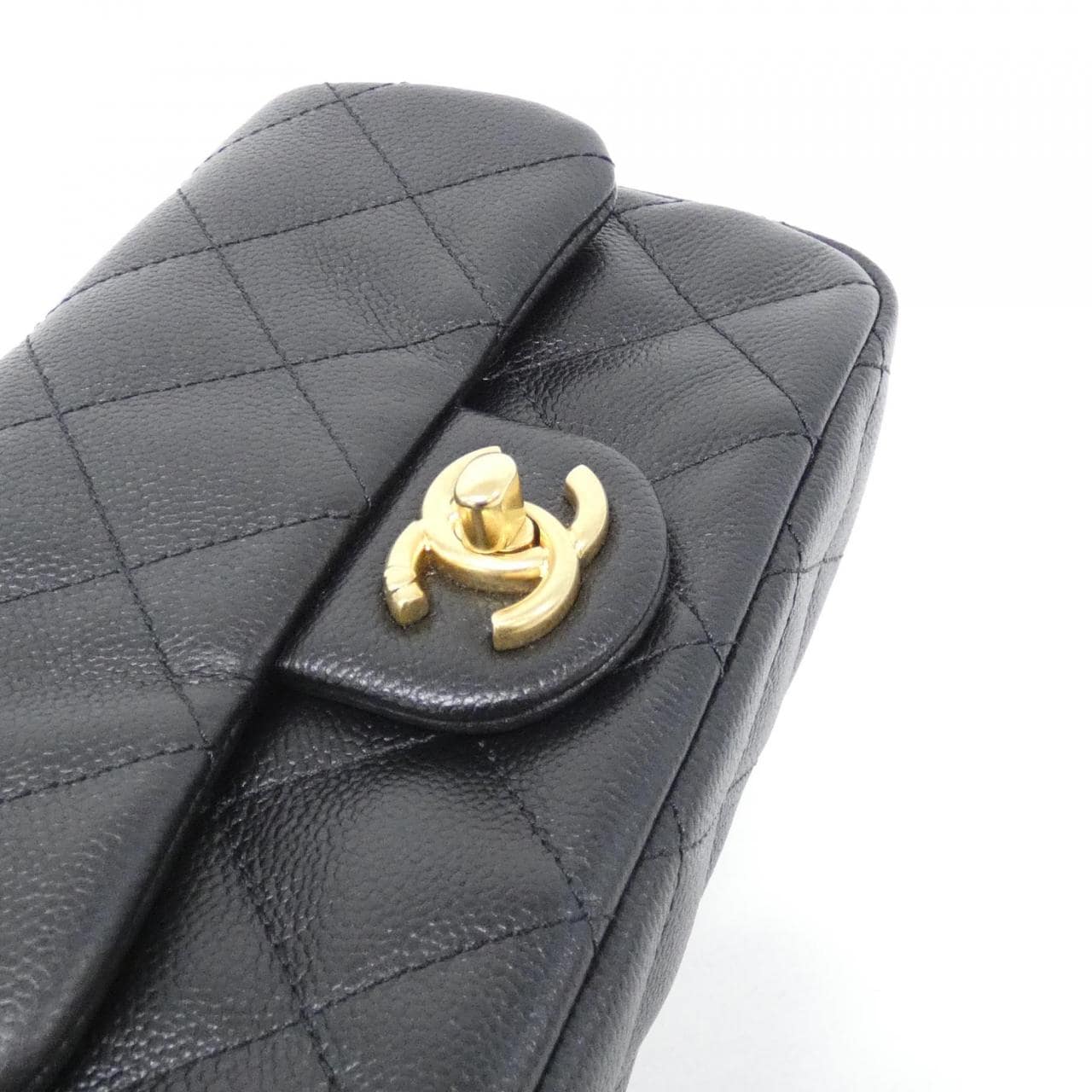 CHANEL Chanel 22 AS3828 Shoulder Grained Calfskin Black Grained Calfskin - Thumbnail 4