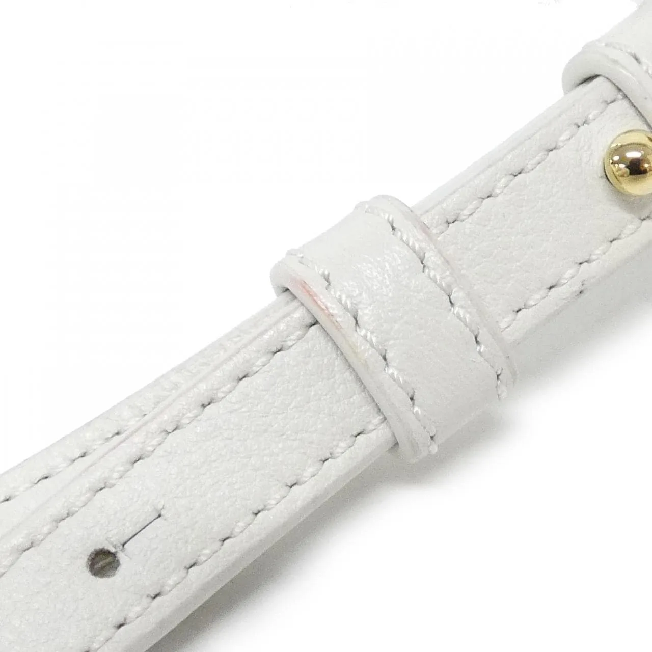 LOEWE A563S30X10 Handbag Leather White Leather - Thumbnail 5