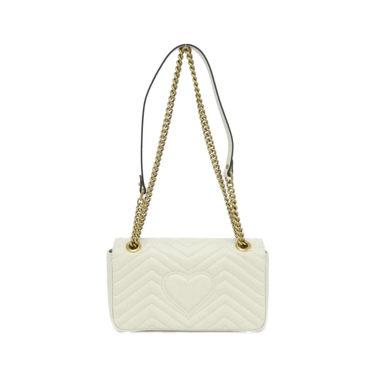 GUCCI Marmont 443497 DTDID Shoulder Leather Black Leather Rank A - Thumbnail 2