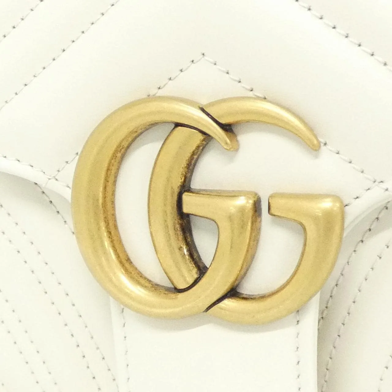 GUCCI Marmont 443497 DTDID Shoulder Leather Black Leather Rank A - Thumbnail 4