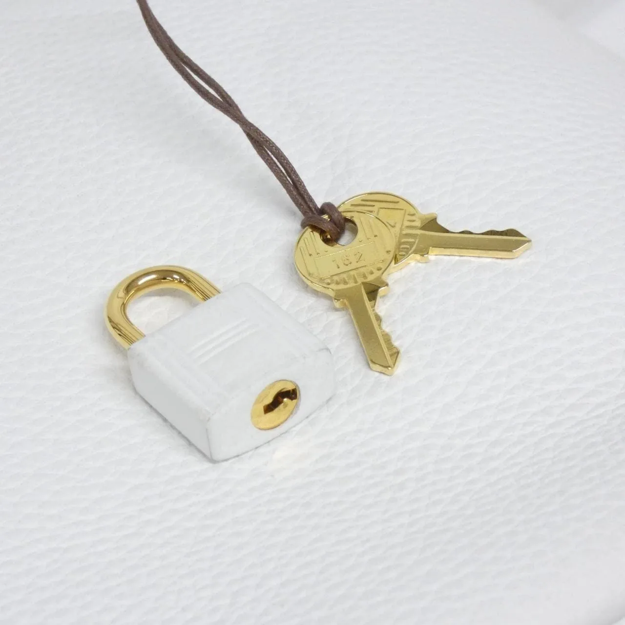 HERMES Picotin 060991CC Handbag Clemence White Clemence Leather Rank A - Thumbnail 4