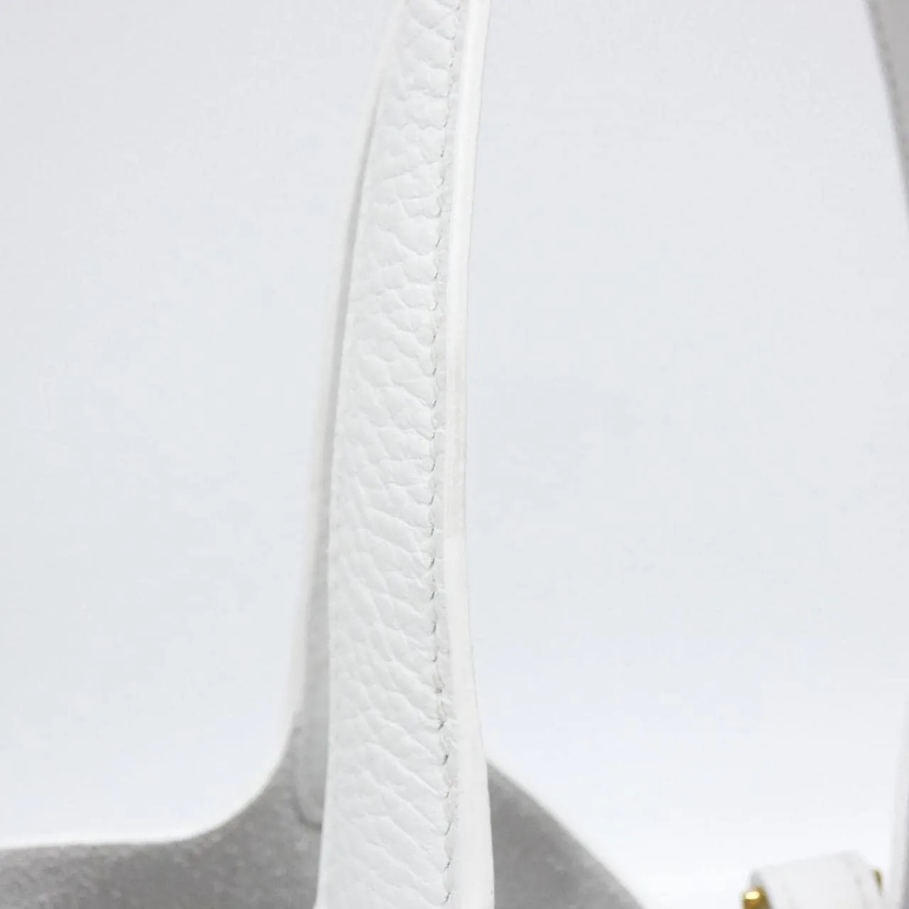 HERMES Picotin 060991CC Handbag Clemence White Clemence Leather Rank A - Thumbnail 5