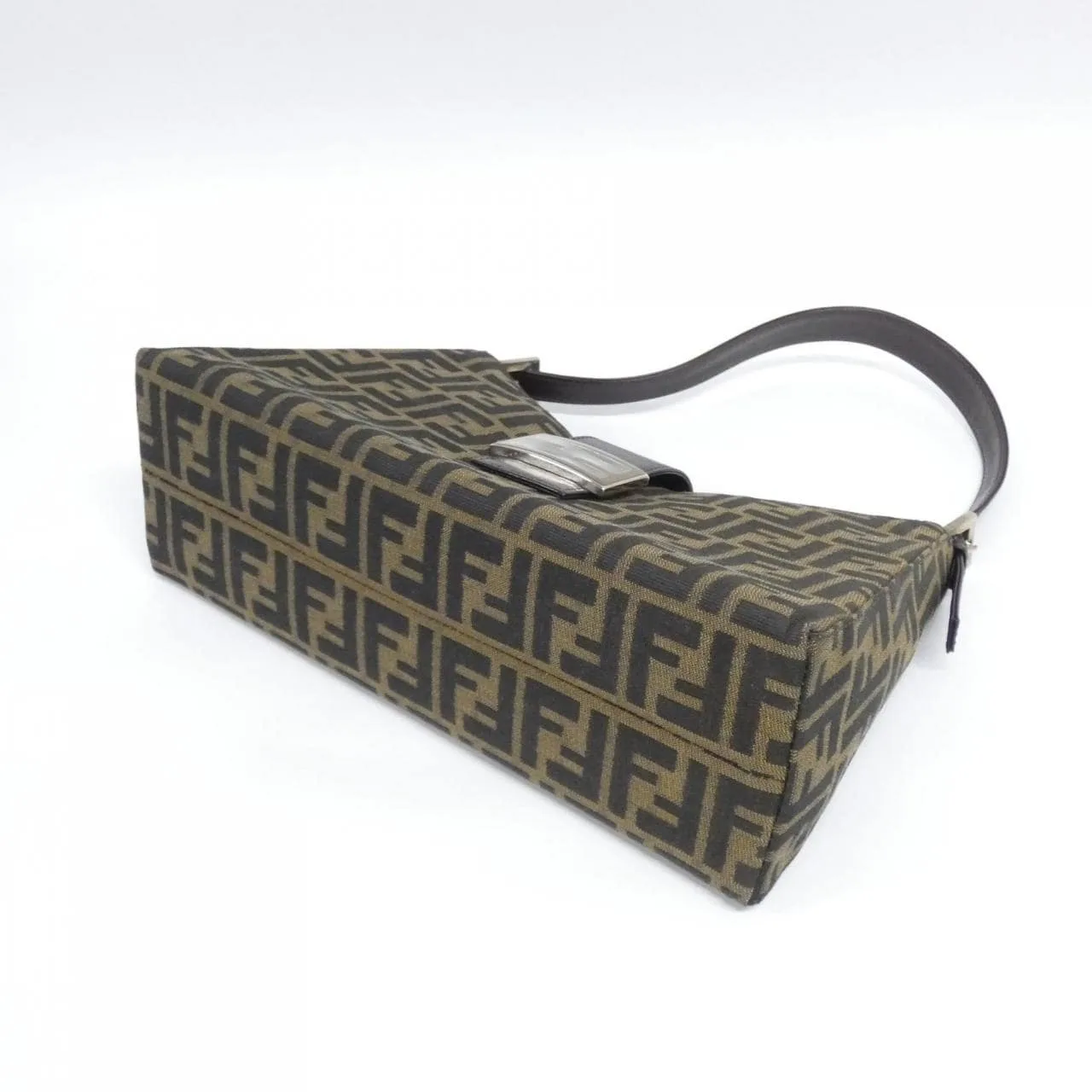 FENDI 16115 Shoulder Canvas 黑色 帆布 中古品A - 縮圖 3