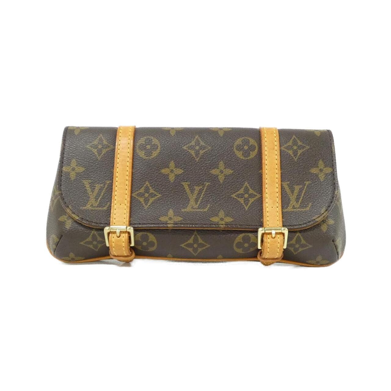 LOUIS VUITTON Pochette M51159 Belt Monogram Black