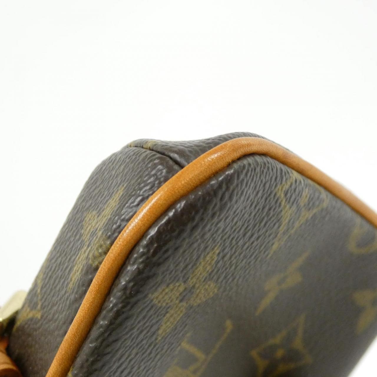 LOUIS VUITTON Pochette M51159 Belt Monogram 黑色 Monogram 中古品A - 縮圖 3