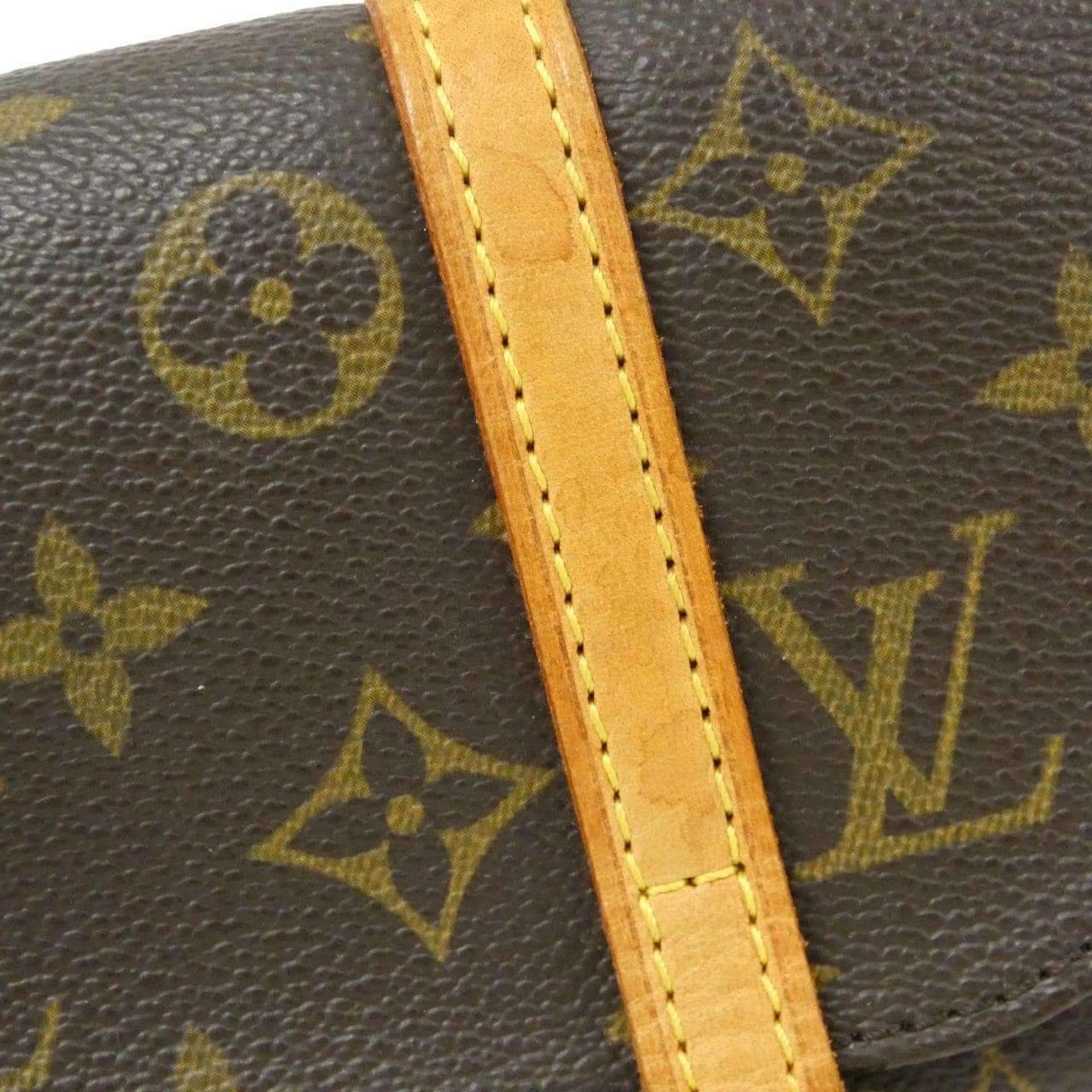 LOUIS VUITTON Pochette M51159 Belt Monogram 黑色 Monogram 中古品A - 縮圖 5