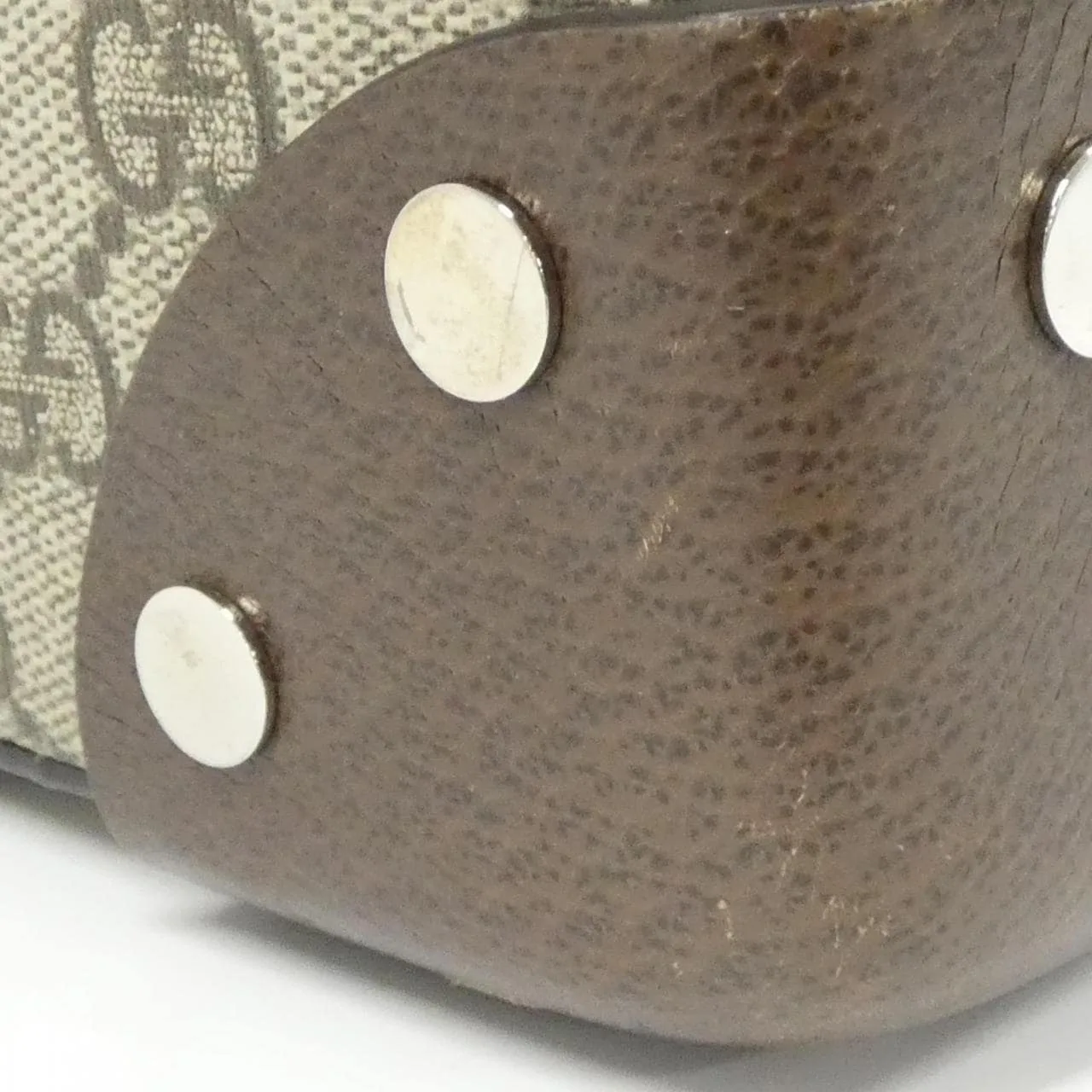 GUCCI 643814 92TDN Handbag Canvas 黑色 帆布 中古品A - 縮圖 5